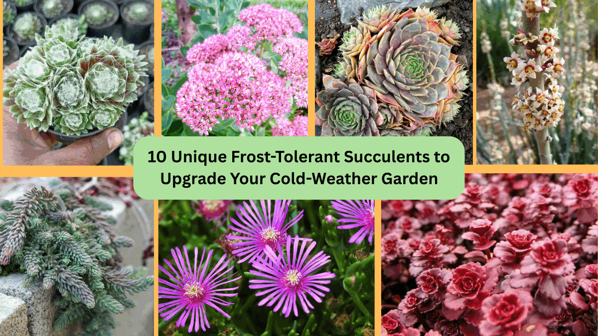 10 Unique Frost-Tolerant Succulents to Upgrade Your Cold-Weather Garden