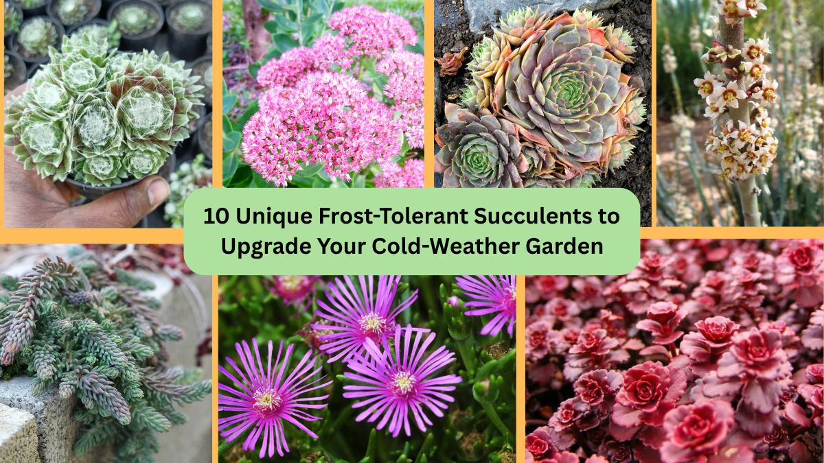 10 Unique Frost-Tolerant Succulents to Upgrade Your Cold-Weather Garden