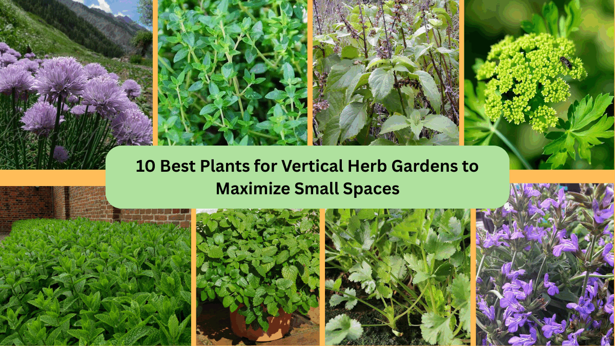10 Best Plants for Vertical Herb Gardens to Maximize Small Spaces