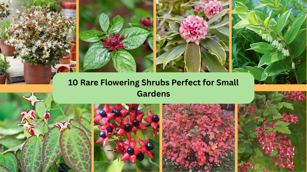 10 Rare Flowering Shrubs Perfect for Small Gardens