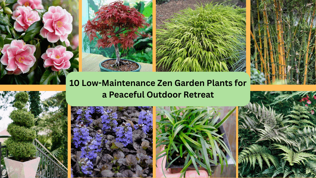 10 Low-Maintenance Zen Garden Plants for a Peaceful Outdoor Retreat