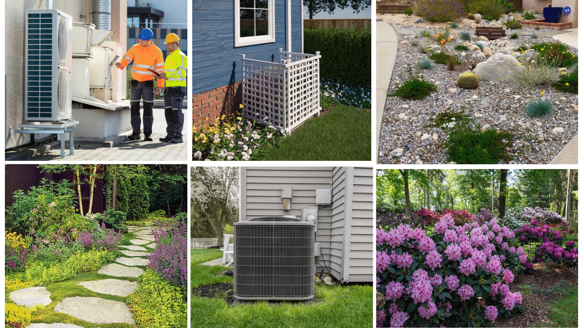 6 Ways to Garden Around Outdoor AC Units the Right Way