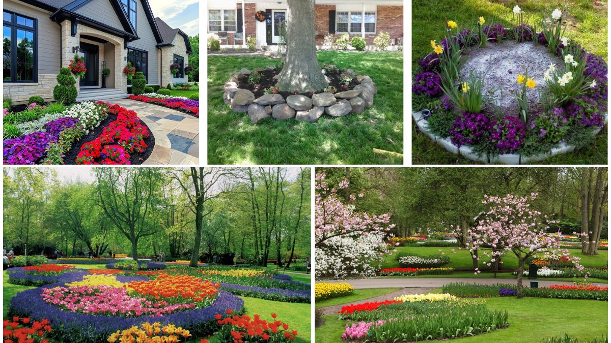 5 Gorgeous Circular Pattern Flower Beds for an Elegant Touch