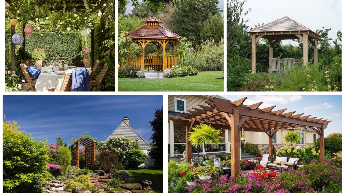 5 Unique Pergola Flower Beds for a Romantic Garden Setting