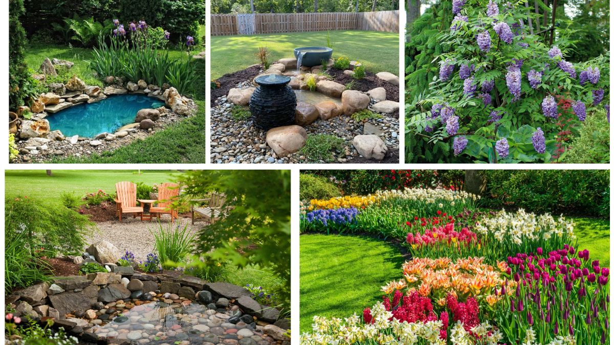 5 Eye-Catching Waterfall-Edge Flower Beds for a Flowing Look