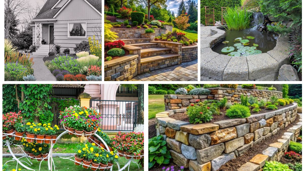 5 Unique Raised Stone Flower Beds for Classic Elegance