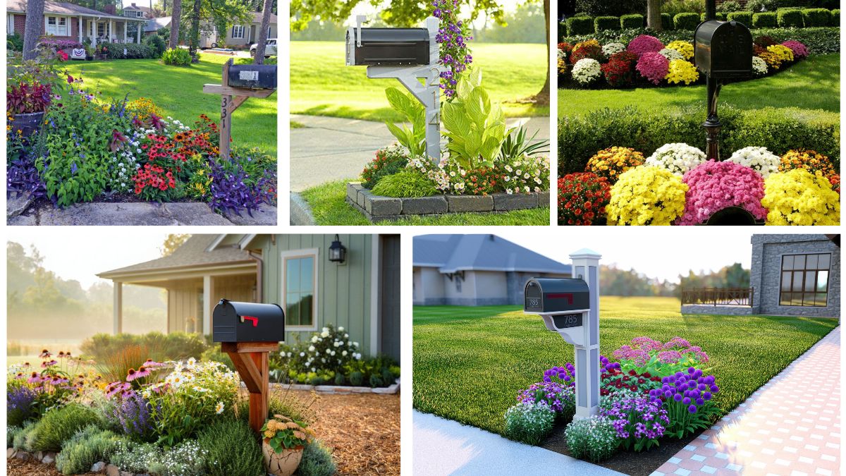 Mailbox Flower Beds That Make Entrances Inviting