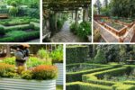 Geometric Flower Beds for Structured Gardens